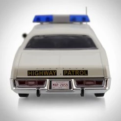 Toy Wonders Smokey & The Bandit - Limited Edition Metal Die-Cast 1975 Plymouth Fury Mississippi Highway Patrol - Custom Museum Display