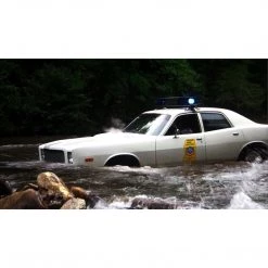 Toy Wonders Smokey & The Bandit - Limited Edition Metal Die-Cast 1975 Plymouth Fury Mississippi Highway Patrol - Custom Museum Display