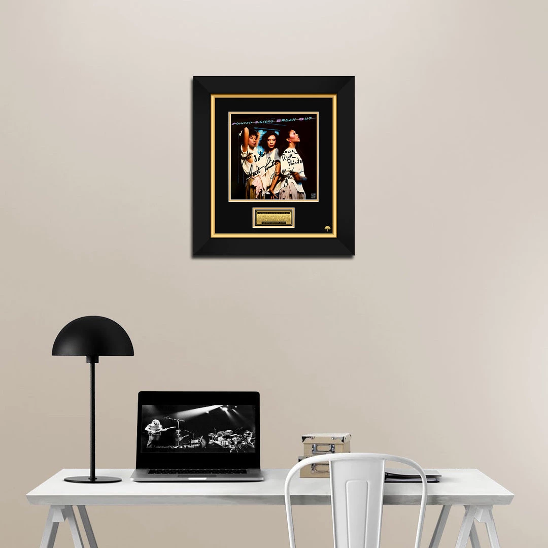 RARE-T Limited Edition Frames Pointer Sisters - Break Out LP Cover Limited Signature Edition Studio Licensed Custom Frame 2 RARE-T Limited Edition Frames Pointer Sisters - Break Out LP Cover Limited Signature Edition Studio Licensed Custom Frame