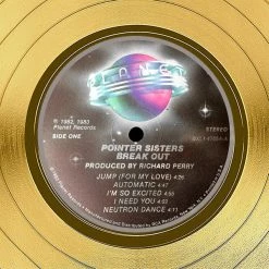 RARE-T Limited Edition Frames Pointer Sisters - Break Out Gold LP Limited Signature Edition Studio Licensed Custom Frame 16 RARE-T Limited Edition Frames Pointer Sisters - Break Out Gold LP Limited Signature Edition Studio Licensed Custom Frame