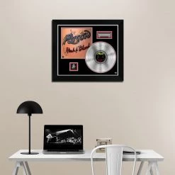 RARE-T Poison - Flesh & Blood Platinum LP Limited Signature Edition Studio Licensed Custom Frame