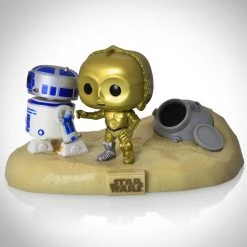 SDCC Funko POP! 2017 Walmart Exclusive Star Wars - 2 Pack R2-D2/C-3P0 Escape Pod Landing Bobble Heads