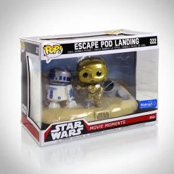 SDCC Funko POP! 2017 Walmart Exclusive Star Wars - 2 Pack R2-D2/C-3P0 Escape Pod Landing Bobble Heads
