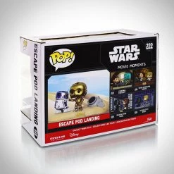 SDCC Funko POP! 2017 Walmart Exclusive Star Wars - 2 Pack R2-D2/C-3P0 Escape Pod Landing Bobble Heads