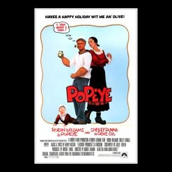 RARE-T Limited Edition Frames Popeye 1980 Script Limited Signature Edition Studio Licensed Custom Frame