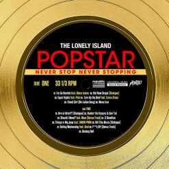 RARE-T Popstar Never Stop Never Stopping Gold LP Limited Signature Edition Studio Licensed Custom Frame Limited Edition Frames