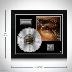 RARE-T Limited Edition Frames Post Malone Beerbongs And Bentleys Platinum LP Limited Signature Edition Studio Licensed Custom Frame