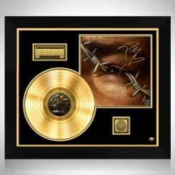 RARE-T Post Malone Beerbongs And Bentleys Gold LP Limited Signature Edition Studio Licensed Custom Frame