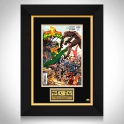 RARE-T Mighty Morphin Power Rangers #1 Limited Signature Edition Comic Book Cover Art Custom Frame