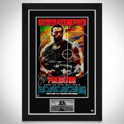 RARE-T Predator Mini Poster Limited Signature Edition Studio Licensed Custom Frame