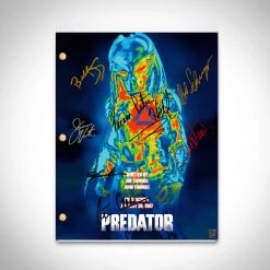 RARE-T Limited Edition Frames Predator (1987) Script Limited Signature Edition Studio Licensed Custom Frame