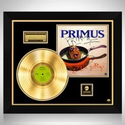 RARE-T Primus Frizzle Fry Gold LP Limited Signature Edition Studio Licensed Custom Frame