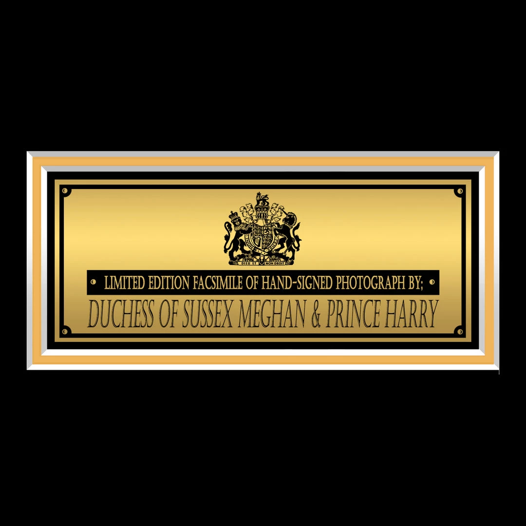 RARE-T Duchess Of Sussex Meghan & Prince Harry Limited Signature Edition Studio Licensed Custom Frame Limited Edition Frames 3 RARE-T Duchess Of Sussex Meghan & Prince Harry Limited Signature Edition Studio Licensed Custom Frame Limited Edition Frames
