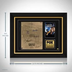 RARE-T Prison Break Script Limited Signature Edition Studio Licensed Custom Frame