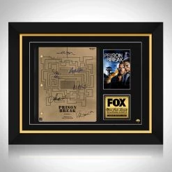 RARE-T Prison Break Script Limited Signature Edition Studio Licensed Custom Frame
