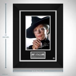 RARE-T Harry Potter - Professor Minerva McGonagall Photo Limited Signature Edition Studio Licensed Custom Frame Limited Edition Frames