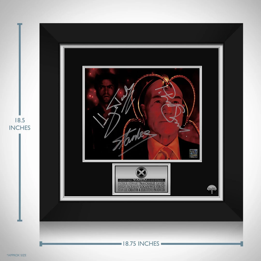 RARE-T X-Men - Professor X & Wolverine Photo Limited Signature Edition Studio Licensed Custom Frame 3 RARE-T X-Men - Professor X & Wolverine Photo Limited Signature Edition Studio Licensed Custom Frame