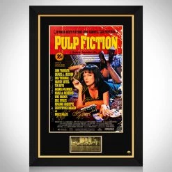 RARE-T Pulp Fiction Movie Mini Poster Limited Signature Edition Studio Licensed Custom Frame