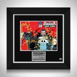 RARE-T Punisher War Zone Cover Art Limited Signature Edition Studio Licensed Custom Frame Limited Edition Frames