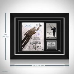 RARE-T Limited Edition Frames Quantum Of Solace Transcript Limited Signature Edition Studio Licensed Custom Frame