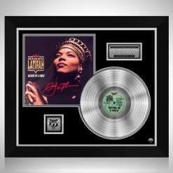 RARE-T Limited Edition Frames Queen Latifah - Nature Of A Sista Platinum LP Limited Signature Edition Studio Licensed Custom Frame