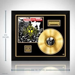 RARE-T Queensryche Operation: Mindcrime Gold LP Limited Signature Edition Studio Licensed Custom Frame