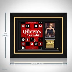 RARE-T Limited Edition Frames Queen's Gambit Script Limited Signature Edition Studio Licensed Custom Frame