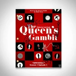 RARE-T Limited Edition Frames Queen's Gambit Script Limited Signature Edition Studio Licensed Custom Frame