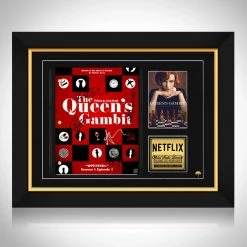 RARE-T Limited Edition Frames Queen's Gambit Script Limited Signature Edition Studio Licensed Custom Frame