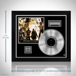 RARE-T Limited Edition Frames Queens Of Stone Age Lullabies To Paralyze Platinum LP Limited Signature Edition Studio Licensed Custom Frame