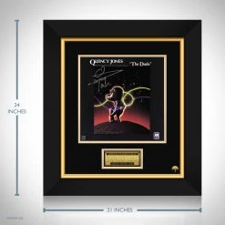 RARE-T Limited Edition Frames Quincy Jones - The Dude LP Cover Limited Signature Edition Studio Licensed Custom Frame 9 RARE-T Limited Edition Frames Quincy Jones - The Dude LP Cover Limited Signature Edition Studio Licensed Custom Frame