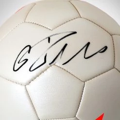 PPC Cristiano Ronaldo - Certified Real Madrid PSA/DNA Authenticated Hand-Signed Soccer Ball Custom Museum Display Signed Memorabilia