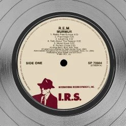 RARE-T R.E.M. - Murmur Platinum LP Limited Signature Edition Studio Licensed Custom Frame