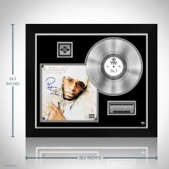 Rare-T R. Kelly - TP-2.com Platinum LP Limited Signature Edition Studio Licensed Custom Frame Limited Edition Frames