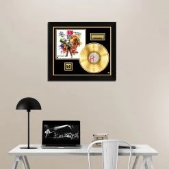 G.R.O. Limited Edition Frames RZA - As Bobby Digital In Stereo Gold LP Limited Signature Edition Studio Licensed Custom Frame