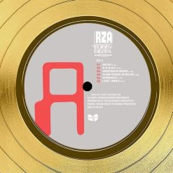 G.R.O. Limited Edition Frames RZA - As Bobby Digital In Stereo Gold LP Limited Signature Edition Studio Licensed Custom Frame 16 G.R.O. Limited Edition Frames RZA - As Bobby Digital In Stereo Gold LP Limited Signature Edition Studio Licensed Custom Frame