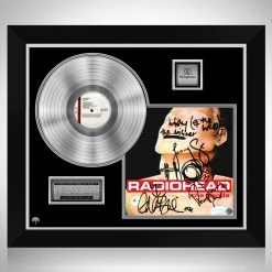 RARE-T Radiohead The Bends Platinum LP Limited Signature Edition Studio Licensed Custom Frame