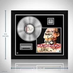 RARE-T Radiohead The Bends Platinum LP Limited Signature Edition Studio Licensed Custom Frame 13 RARE-T Radiohead The Bends Platinum LP Limited Signature Edition Studio Licensed Custom Frame