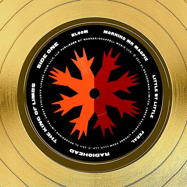 RARE-T Limited Edition Frames Radiohead The King Of Limbs Gold LP Limited Signature Edition Studio Licensed Custom Frame 6 RARE-T Limited Edition Frames Radiohead The King Of Limbs Gold LP Limited Signature Edition Studio Licensed Custom Frame