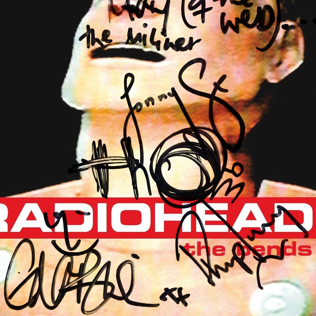 RARE-T Radiohead The Bends Platinum LP Limited Signature Edition Studio Licensed Custom Frame 5 RARE-T Radiohead The Bends Platinum LP Limited Signature Edition Studio Licensed Custom Frame