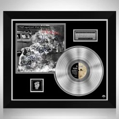RARE-T Rage Against The Machine Platinum LP Limited Signature Edition Studio Licensed Custom Frame Limited Edition Frames