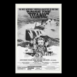 RARE-T Raise The Titanic 1980 Transcript Limited Signature Edition Studio Licensed Custom Frame Limited Edition Frames