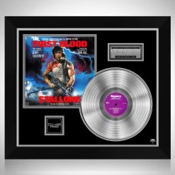 RARE-T Rambo First Blood - Soundtrack Platinum LP Limited Signature Edition Studio Licensed Custom Frame