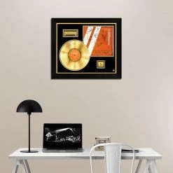 RARE-T Rammstein - Reise, Reise Gold LP Limited Signature Edition Studio Licensed Custom Frame