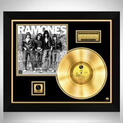 RARE-T Ramones Gold LP Limited Signature Edition Studio Licensed Custom Frame Limited Edition Frames