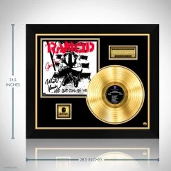 RARE-T Rancid And Out Come The Wolves Gold LP Limited Signature Edition Studio Licensed Custom Frame Limited Edition Frames