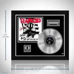 RARE-T Rancid And Out Come The Wolves Platinum LP Limited Signature Edition Studio Licensed Custom Frame Limited Edition Frames