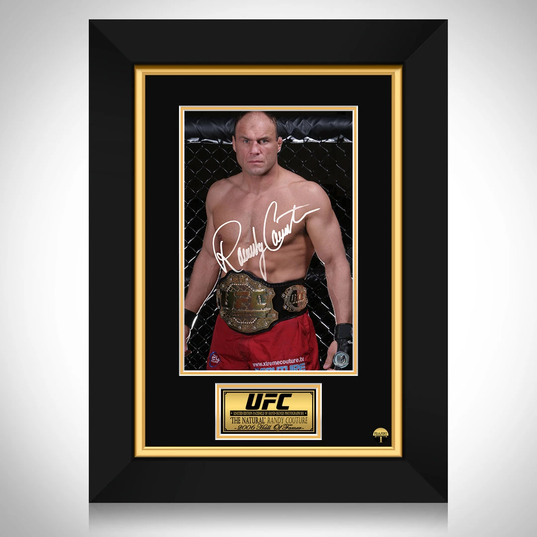RARE-T NEW Randy Couture Photo Limited Signature Edition Studio Licensed Custom Frame 1 RARE-T NEW Randy Couture Photo Limited Signature Edition Studio Licensed Custom Frame