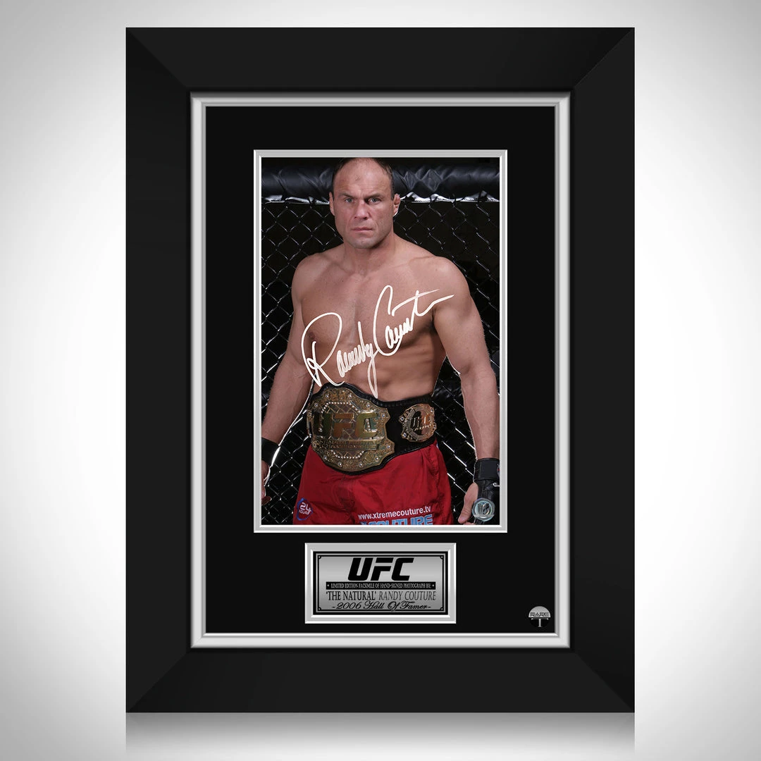 RARE-T NEW Randy Couture Photo Limited Signature Edition Studio Licensed Custom Frame 8 RARE-T NEW Randy Couture Photo Limited Signature Edition Studio Licensed Custom Frame