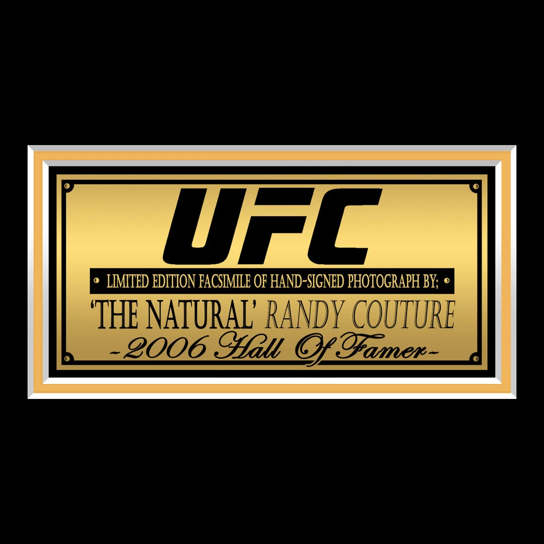 RARE-T NEW Randy Couture Photo Limited Signature Edition Studio Licensed Custom Frame 5 RARE-T NEW Randy Couture Photo Limited Signature Edition Studio Licensed Custom Frame